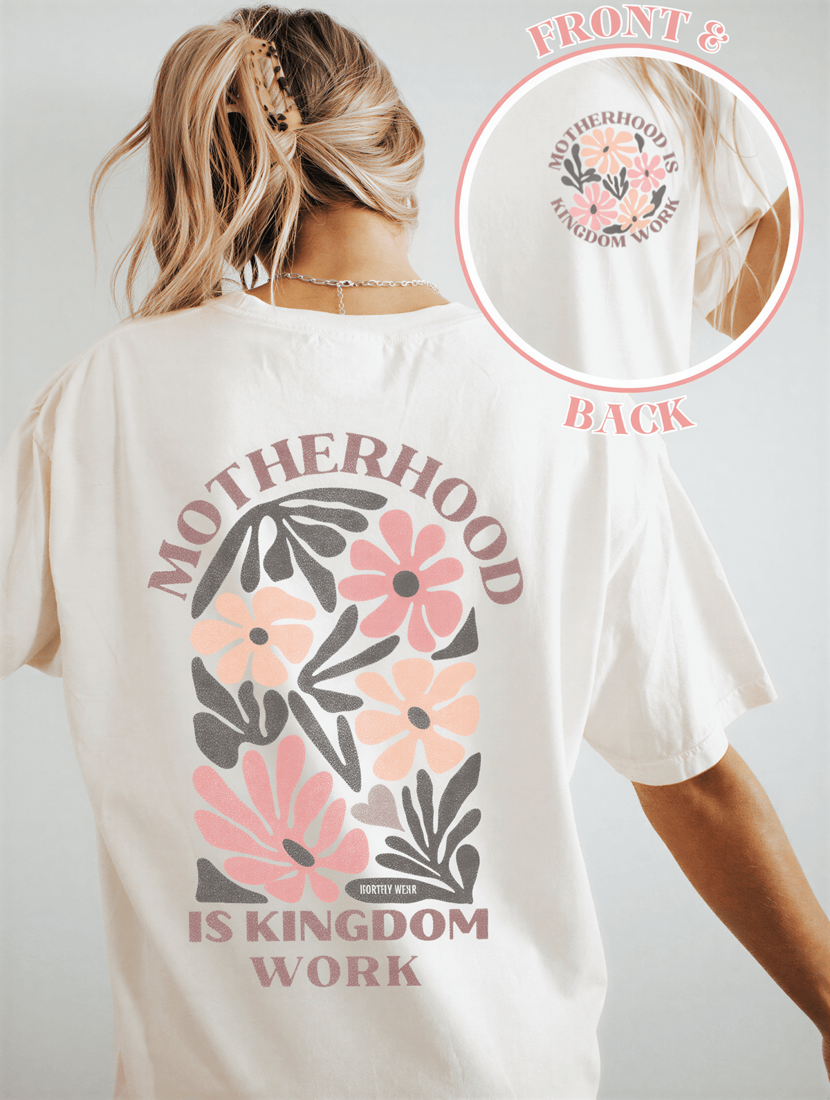 front and back of the shirt
