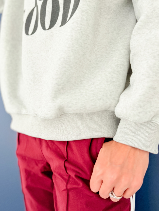 God Is Good Mockneck Pullover