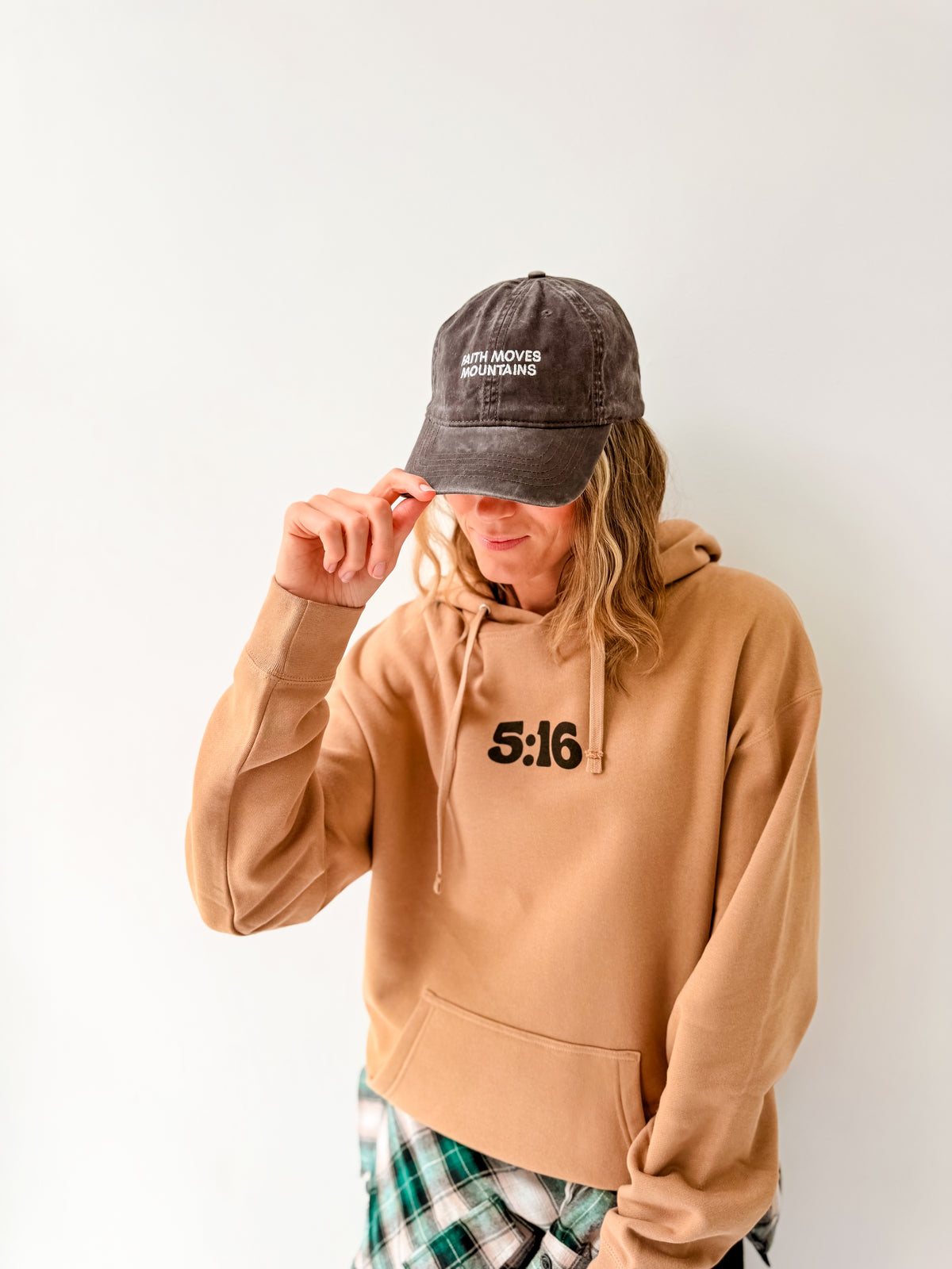 Faith Moves Mountains Embroidered Cap