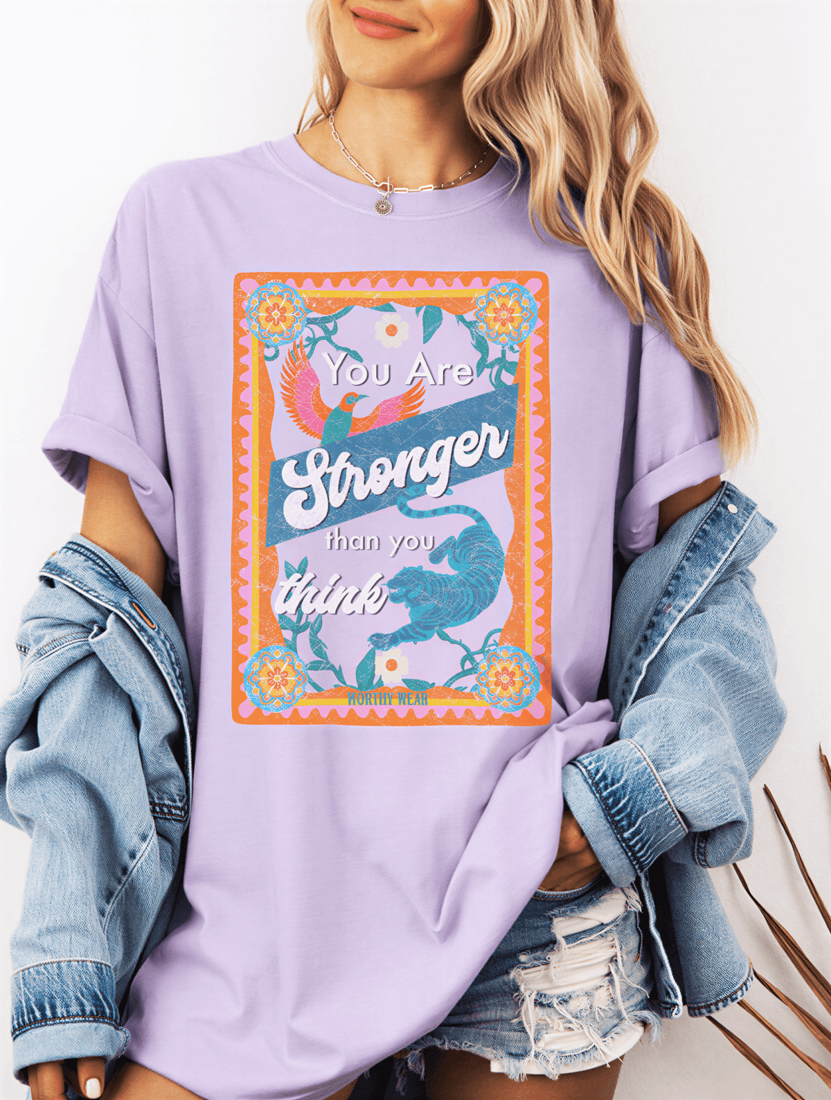 front of the shirt