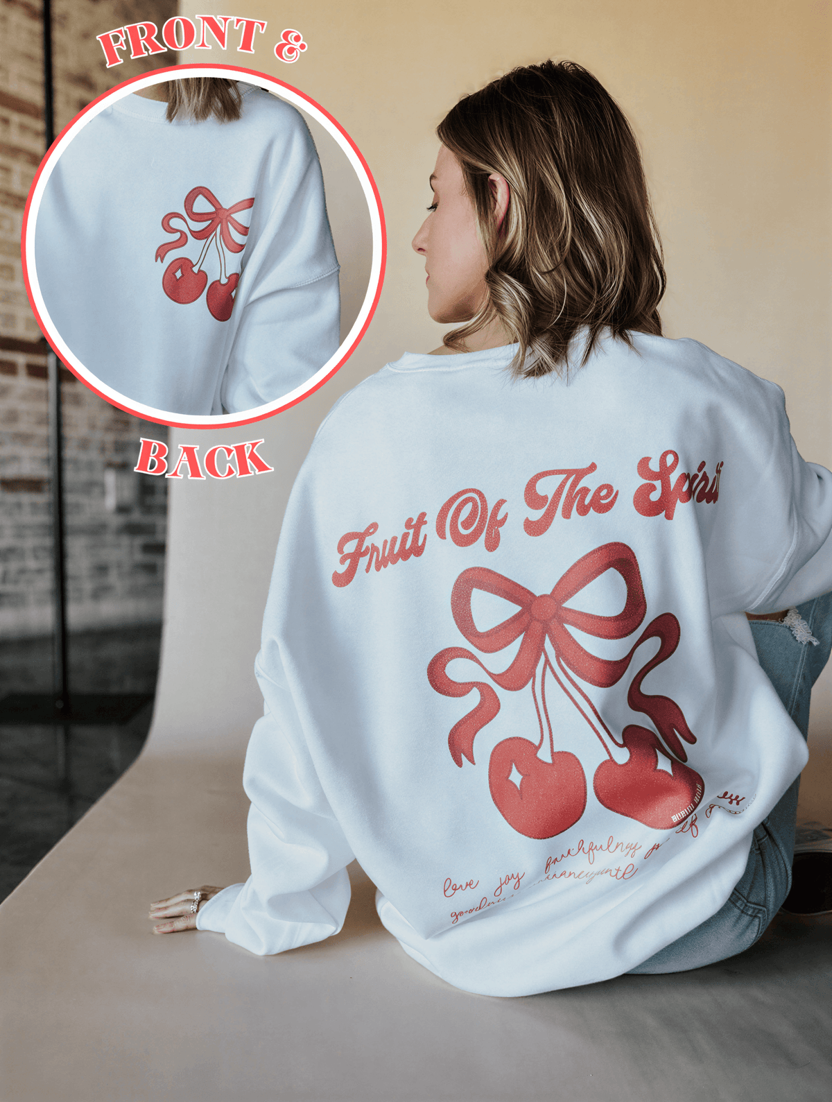 front & back of shirt
