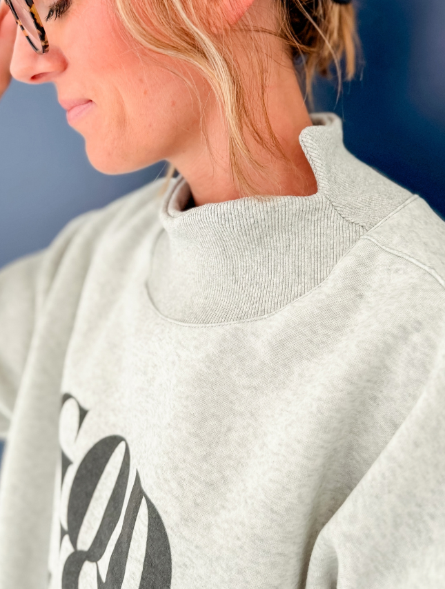God Is Good Mockneck Pullover