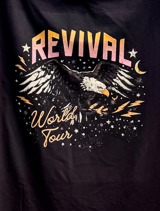 flat lay of Revival World Tour Tee
