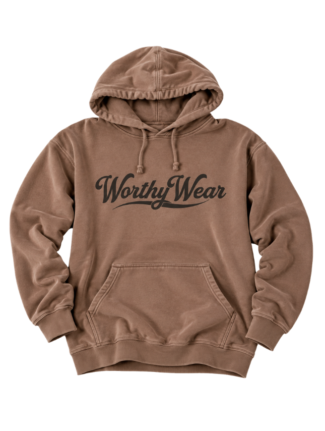 Worthy Wear Pigment-Dye Hoodie - Clay