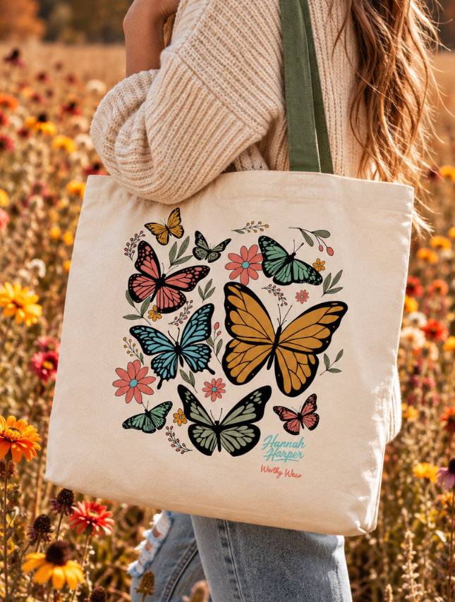 Butterflies of Grace Tote Bag