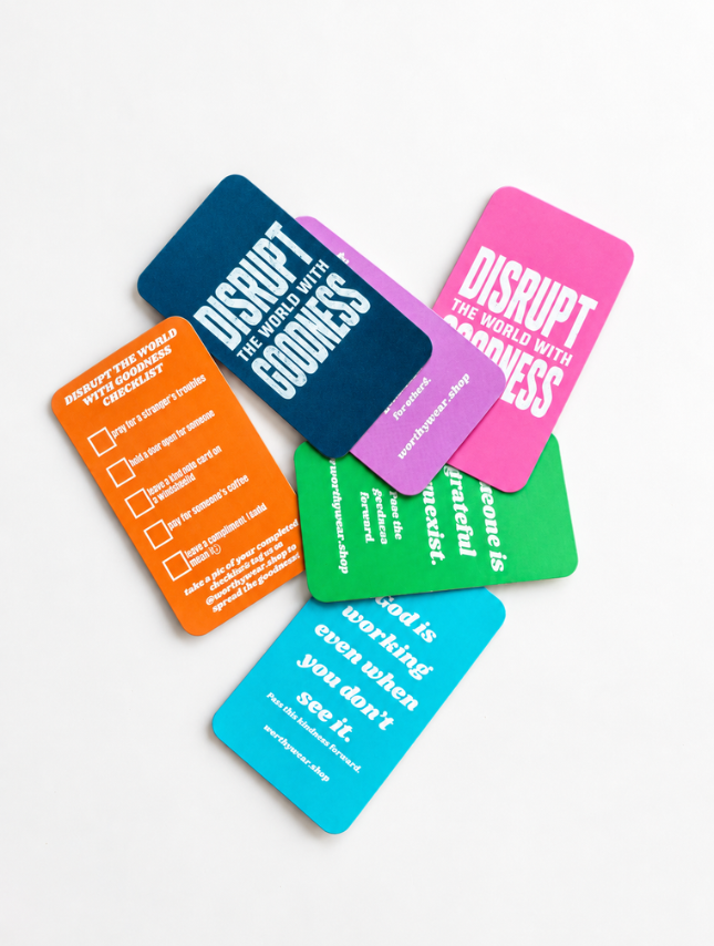 Disrupt The World Challenge Cards